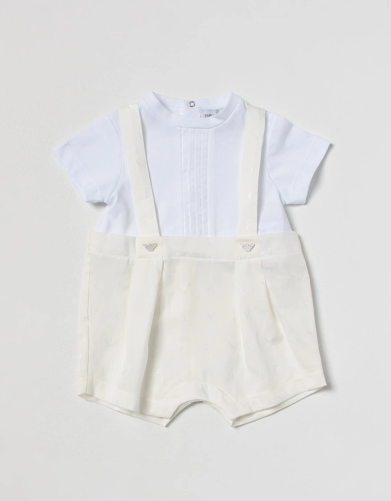 Infant Outfit Set with Suspenders