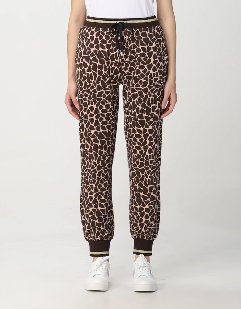 Giraffe Print Joggers Relaxed Fit