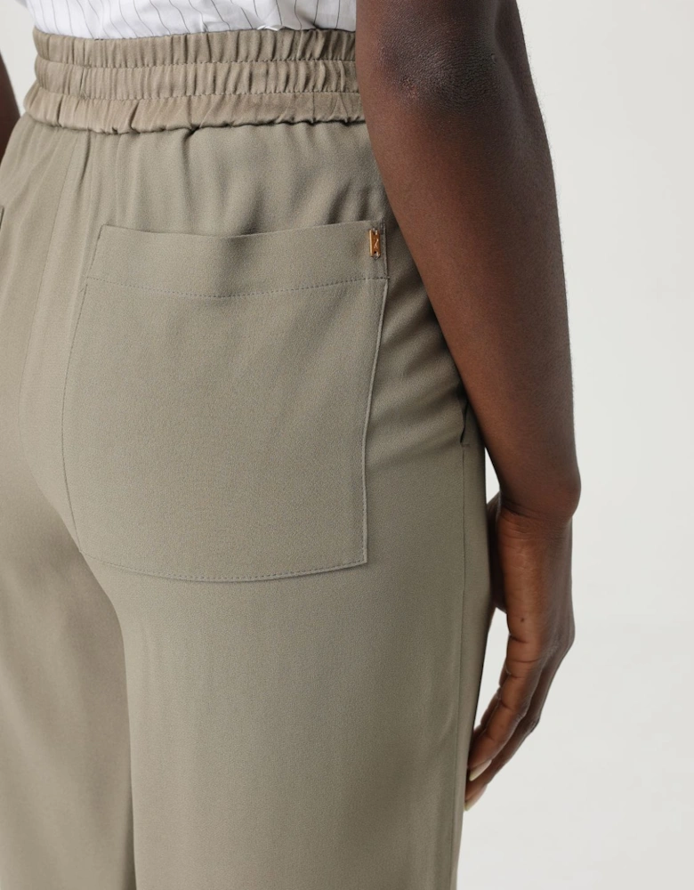 Wide Leg Pants with Belt
