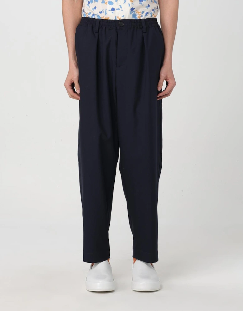 Woven Trousers Elastic Waistband