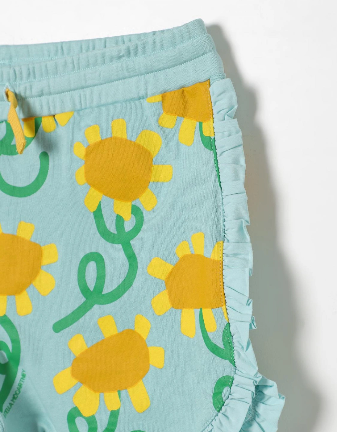 Kids Sunflower Print Shorts