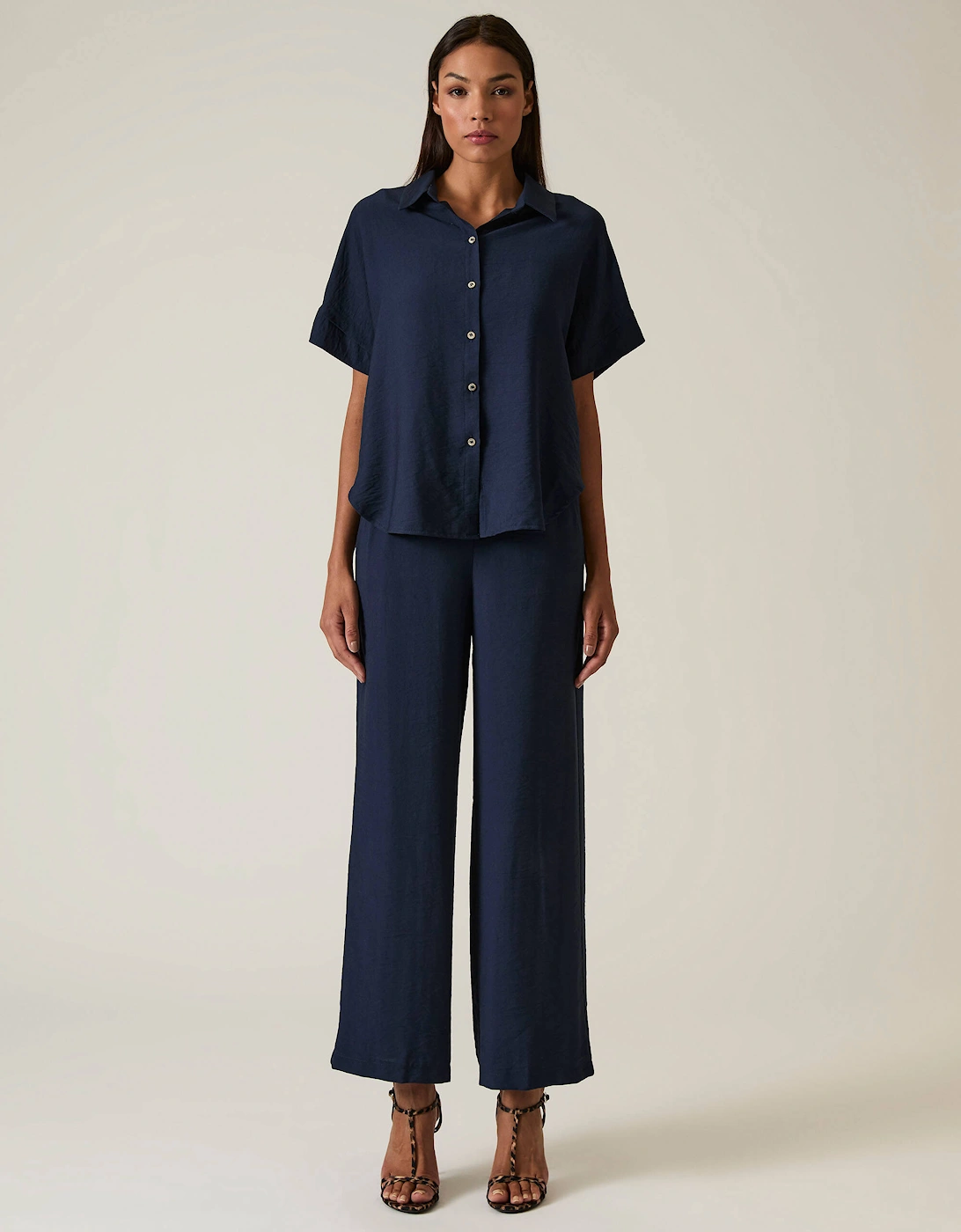 Button-down Navy Top, 7 of 6