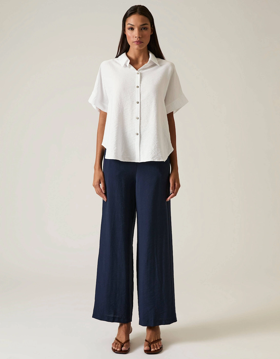 Button-down White Top, 7 of 6