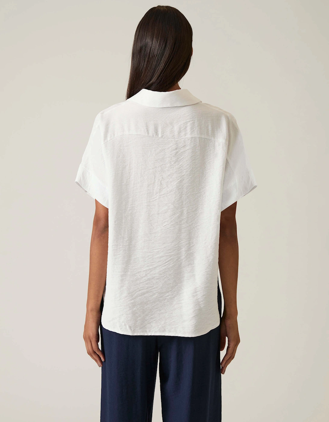 Button-down White Top