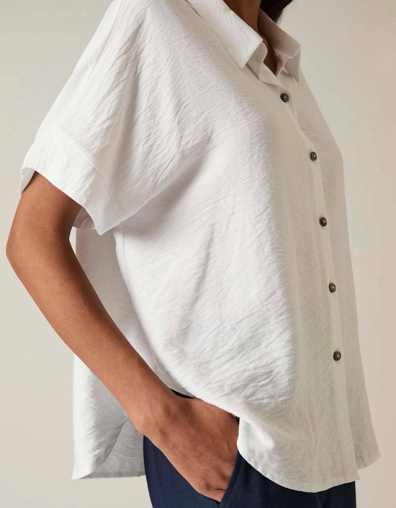 Button-down White Top