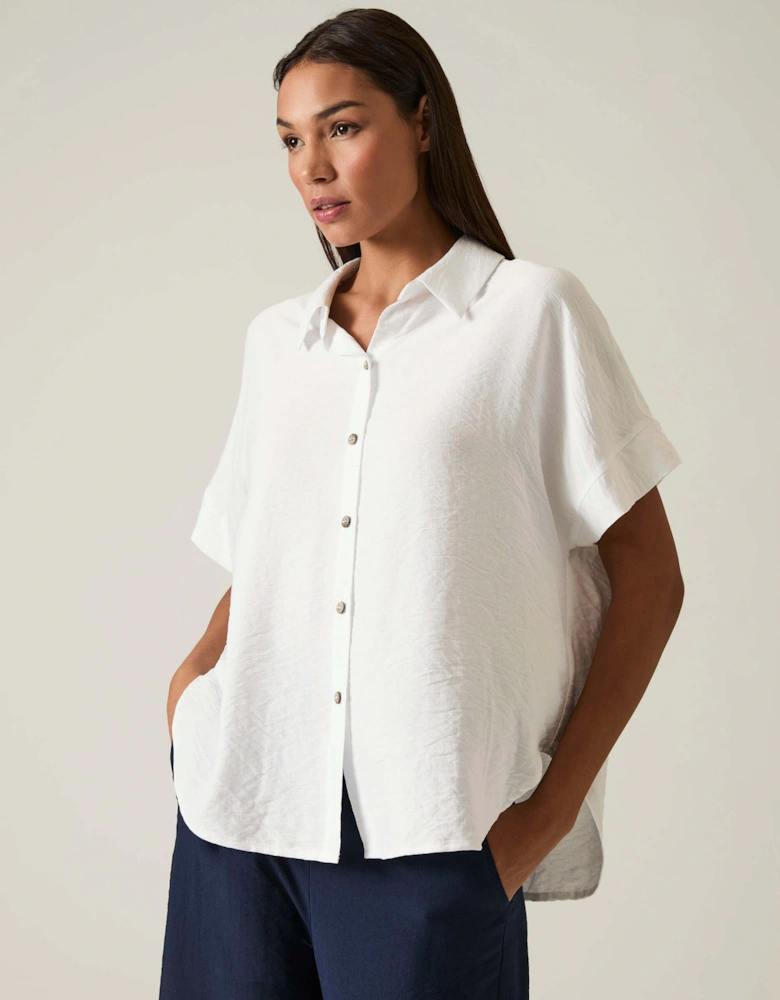 Button-down White Top