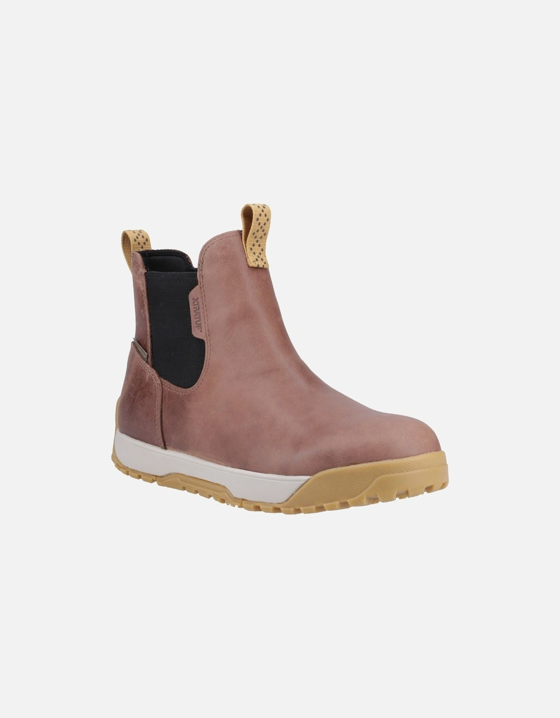 Ankle Deck Boot Leather Men's Brown Wellington Boots, 6 of 5