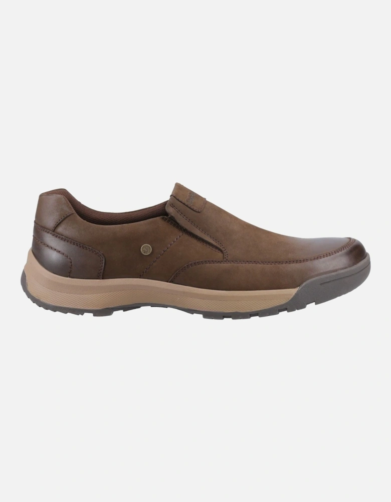 Vaun Leather Men's Brown Loafers