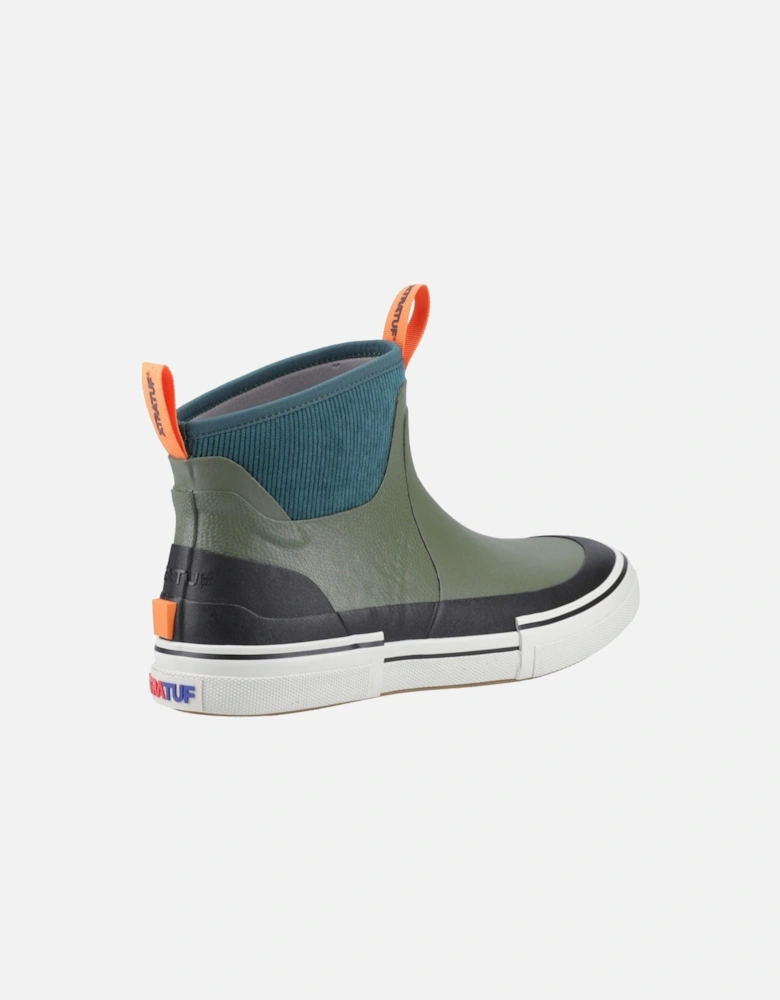 Out of the Ordinary Rubber Men's Green Wellington Boots