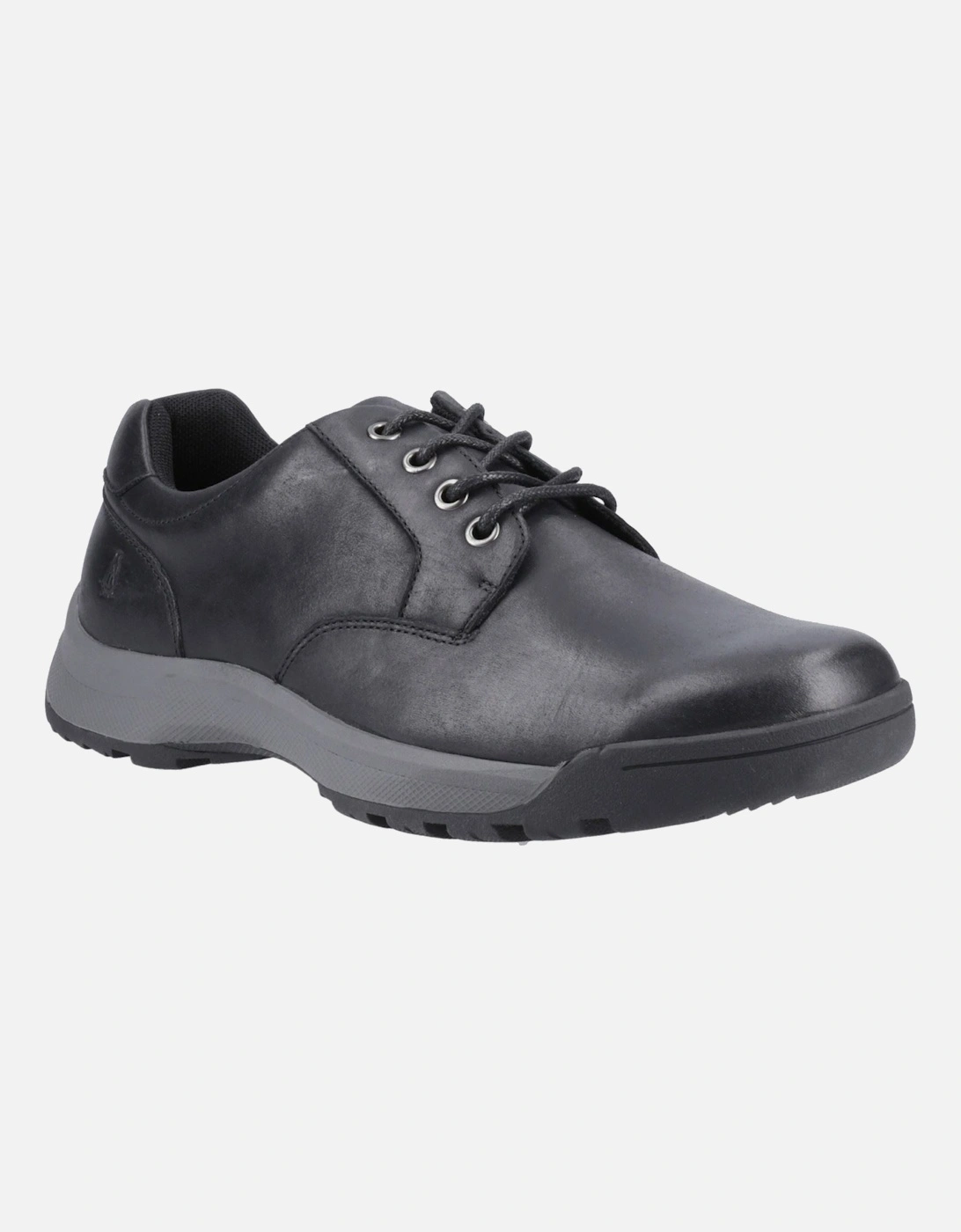 Vinson Leather Men's Black Lace-Up Shoes, 6 of 5