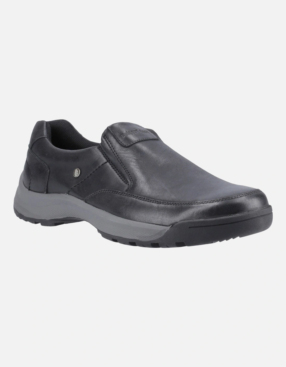 Vaun Leather Men's Black Loafers, 6 of 5