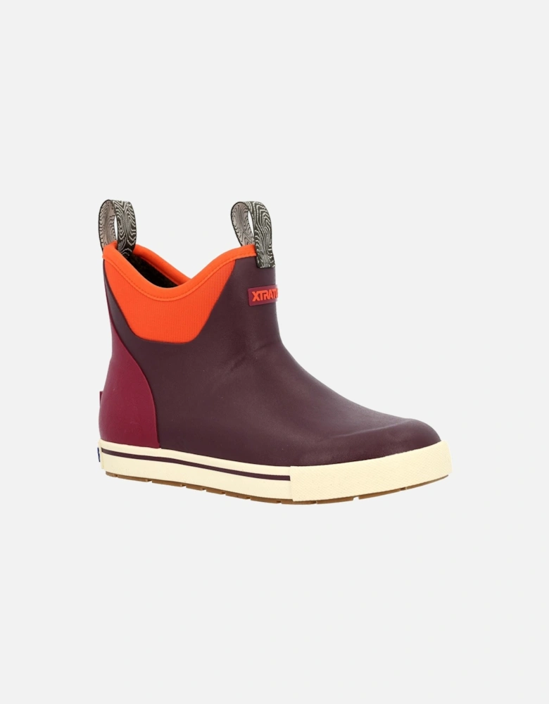 Ankle Deck Camp Boot Rubber Women's Fig Wellington Boots