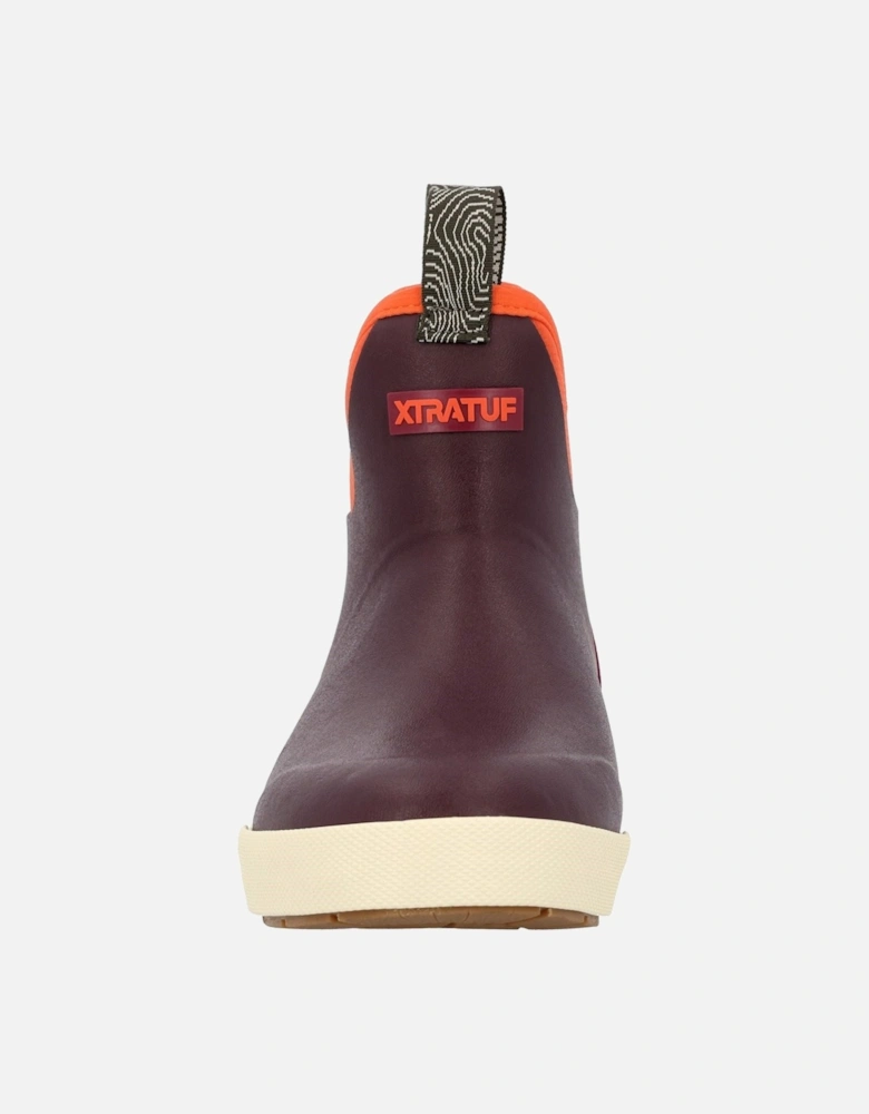 Ankle Deck Camp Boot Rubber Women's Fig Wellington Boots