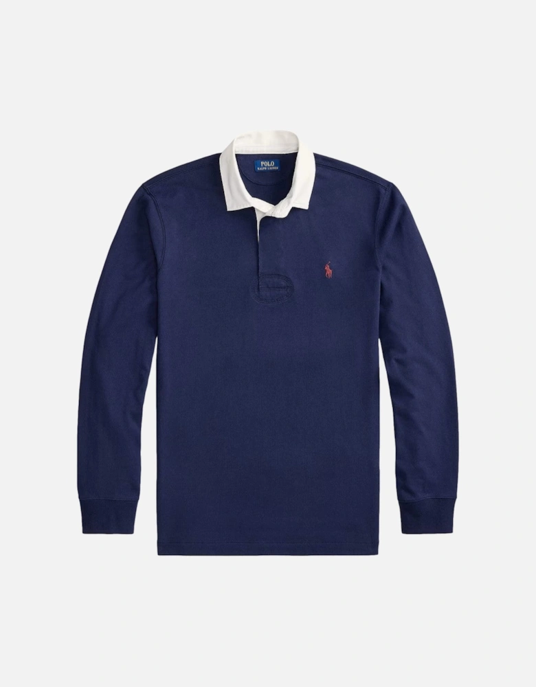 LS Rugby Polo Shirt 025 Newport Navy
