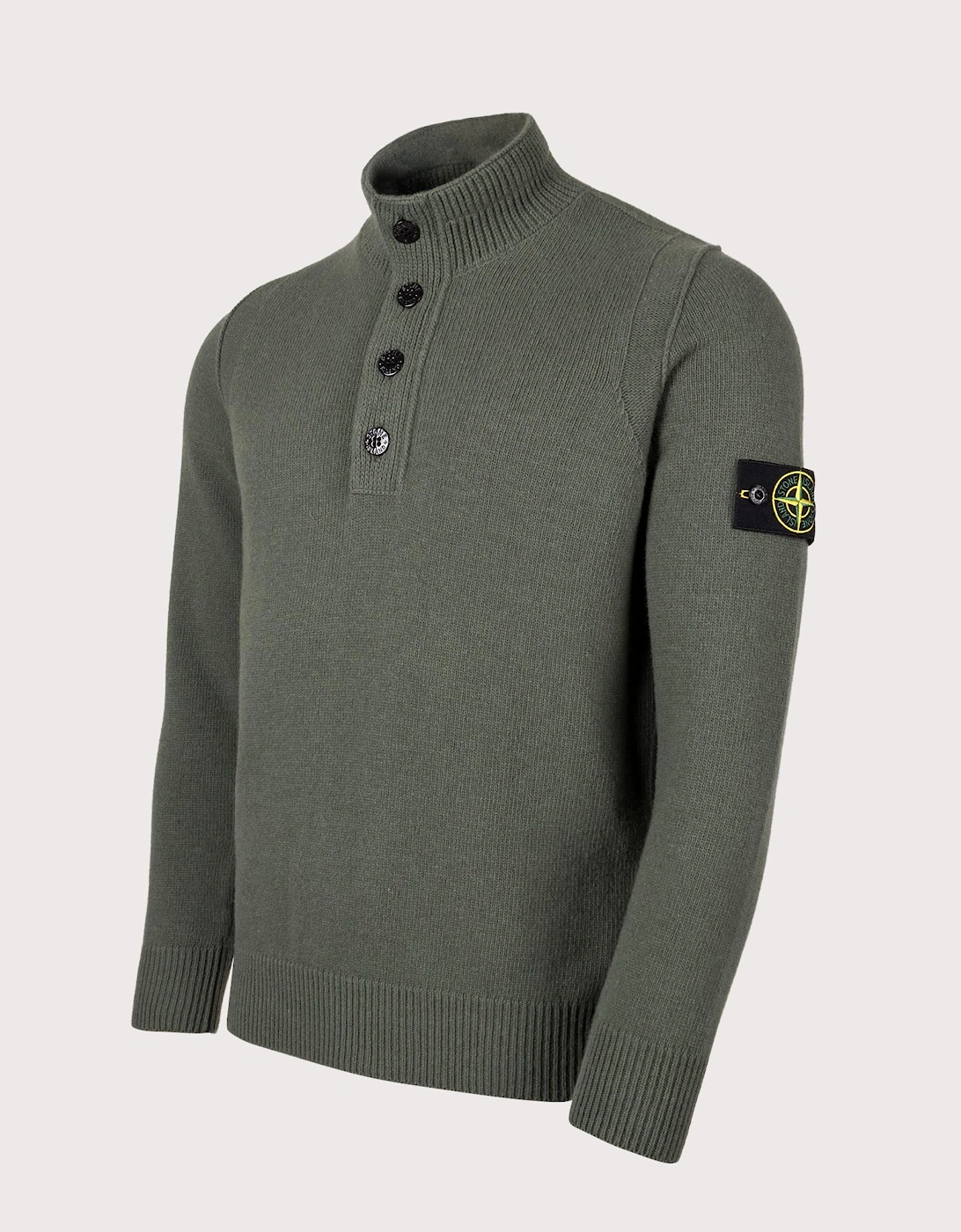 Button Neck Lambswool Jumper, 5 of 4