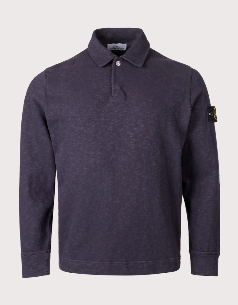 Brushed Cotton Collared Sweatshirt