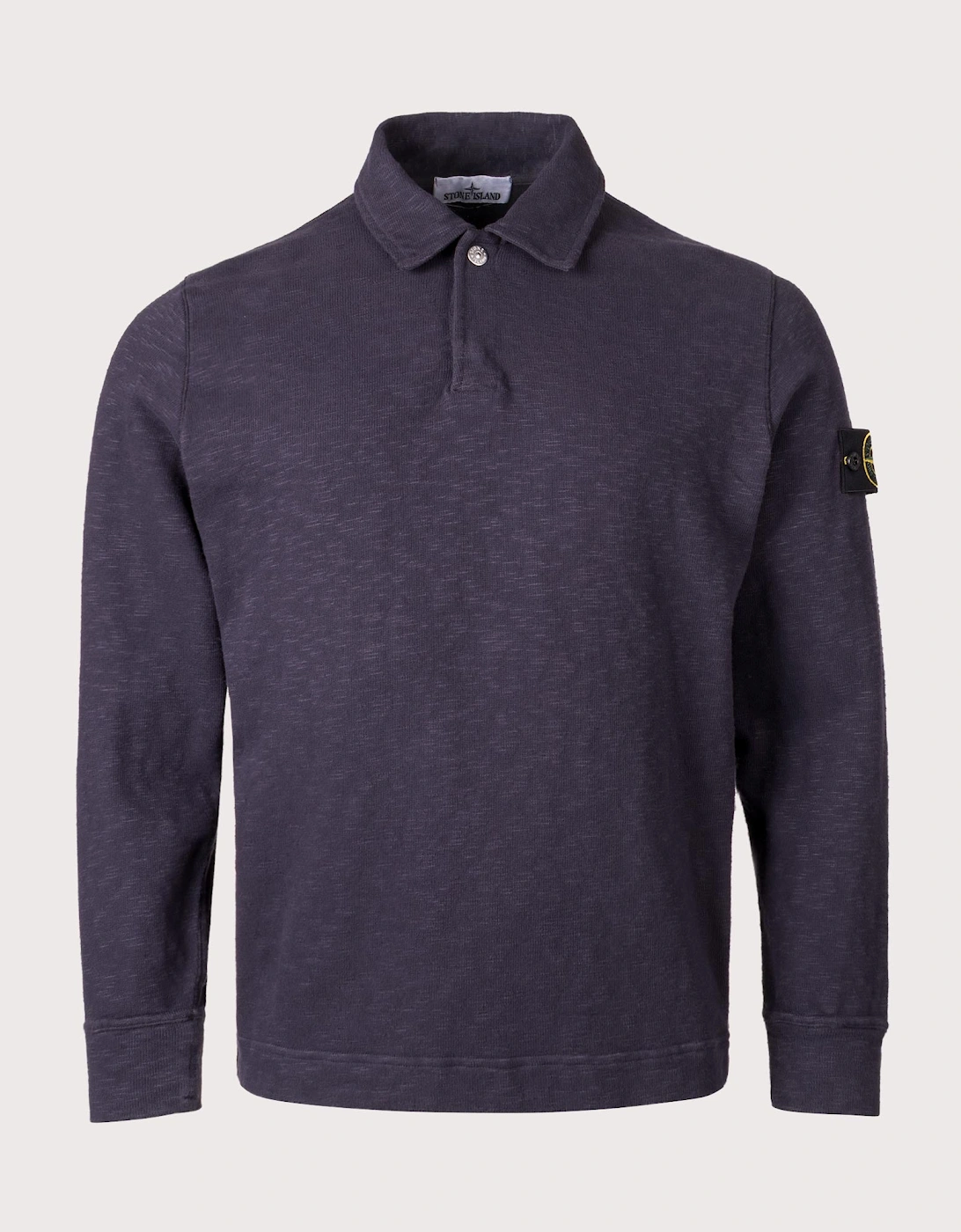 Brushed Cotton Collared Sweatshirt