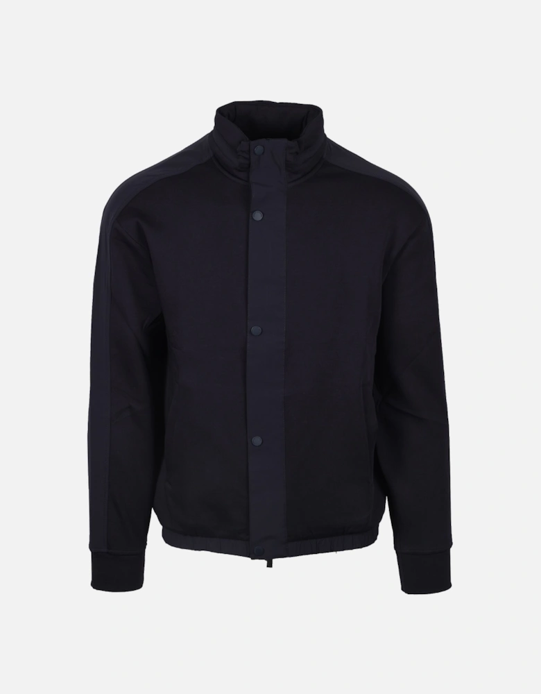 Mix Media Sweatshirt Deep Navy