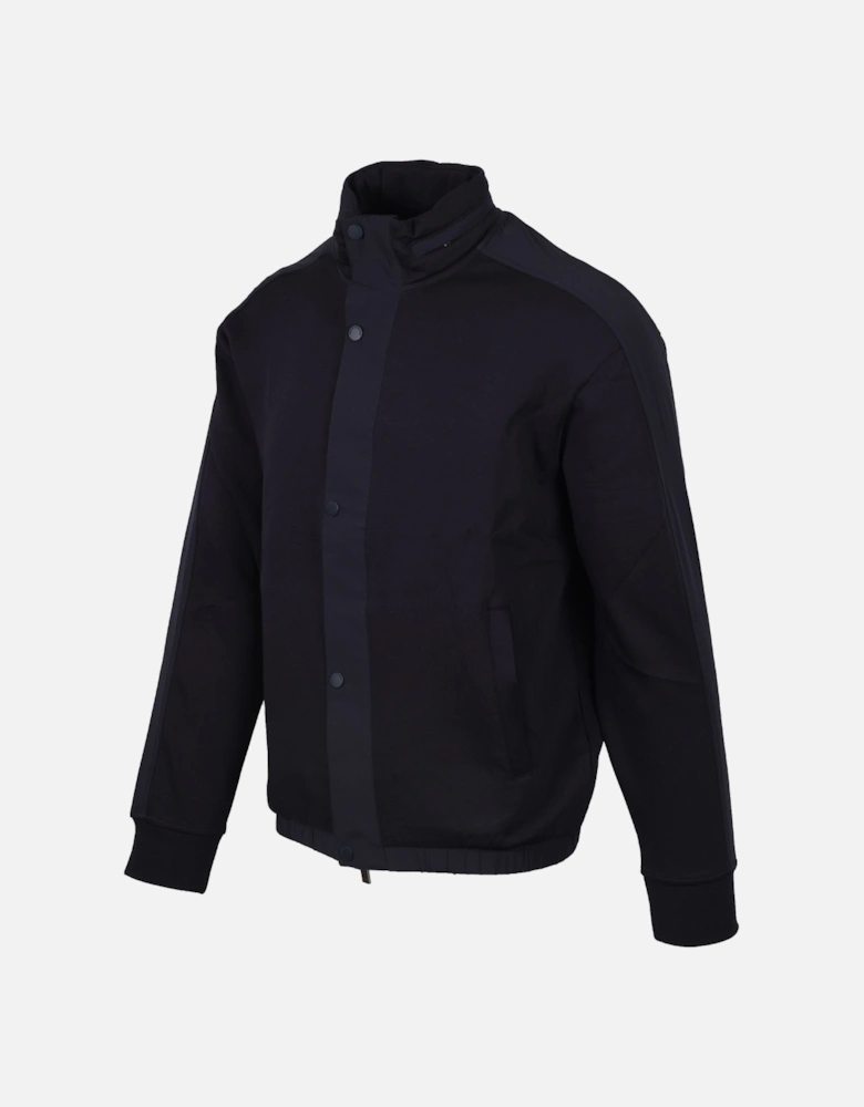 Mix Media Sweatshirt Deep Navy