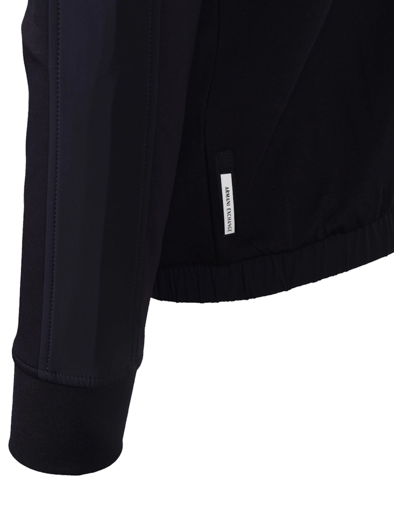 Mix Media Sweatshirt Deep Navy