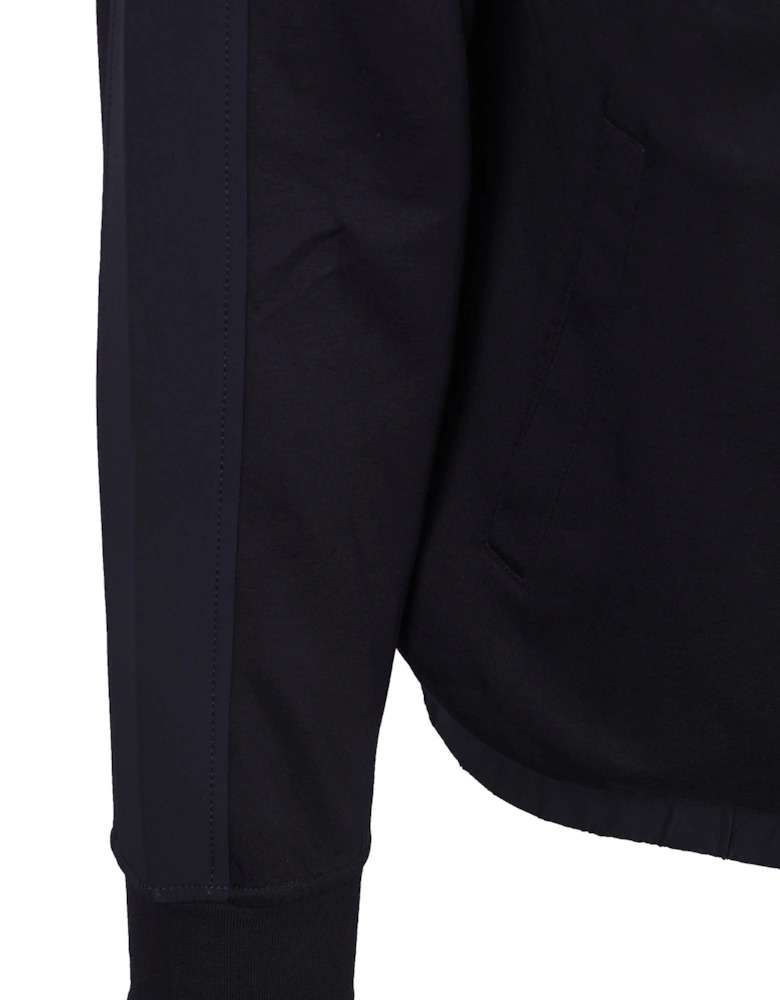Mix Media Sweatshirt Deep Navy