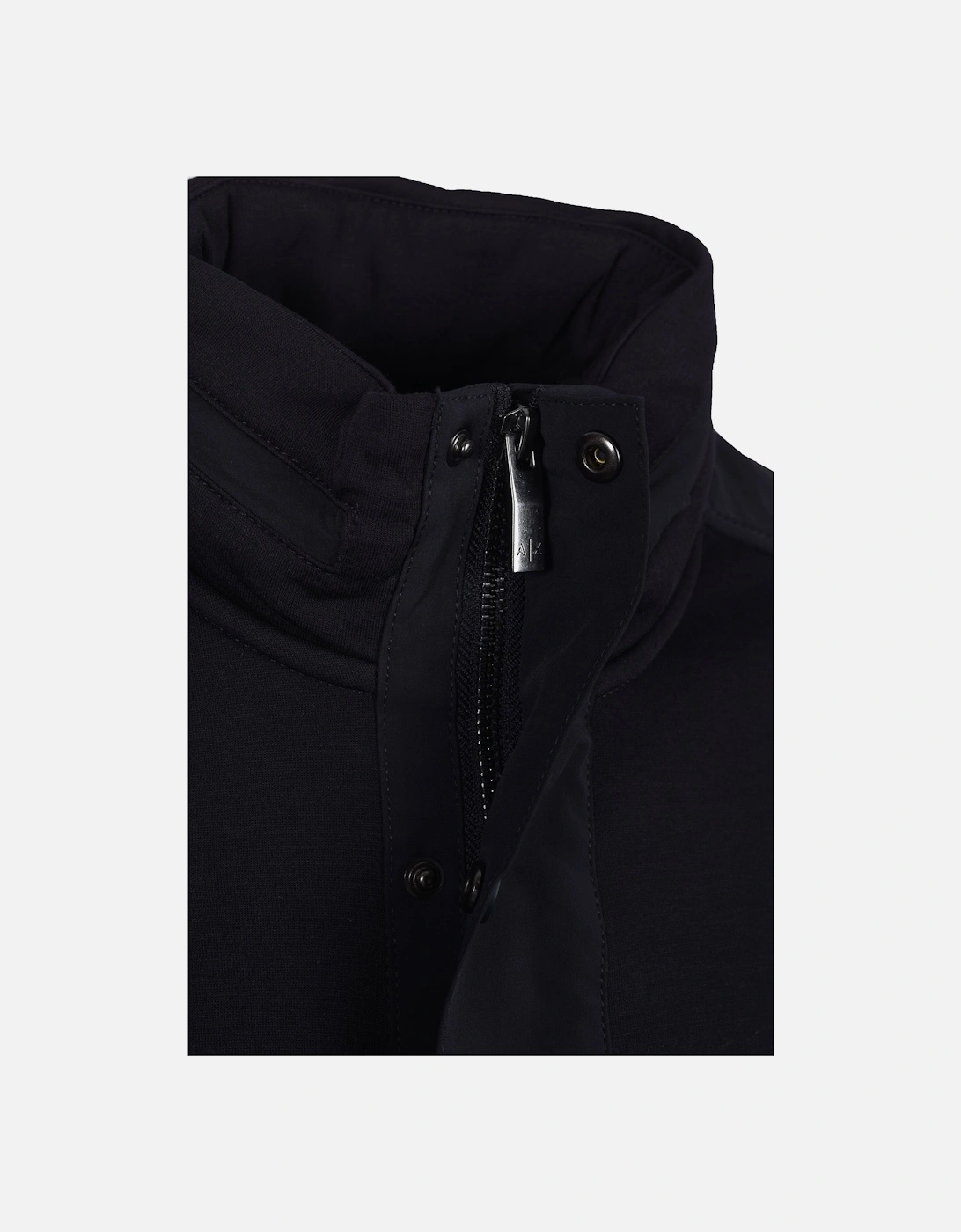 Mix Media Sweatshirt Deep Navy
