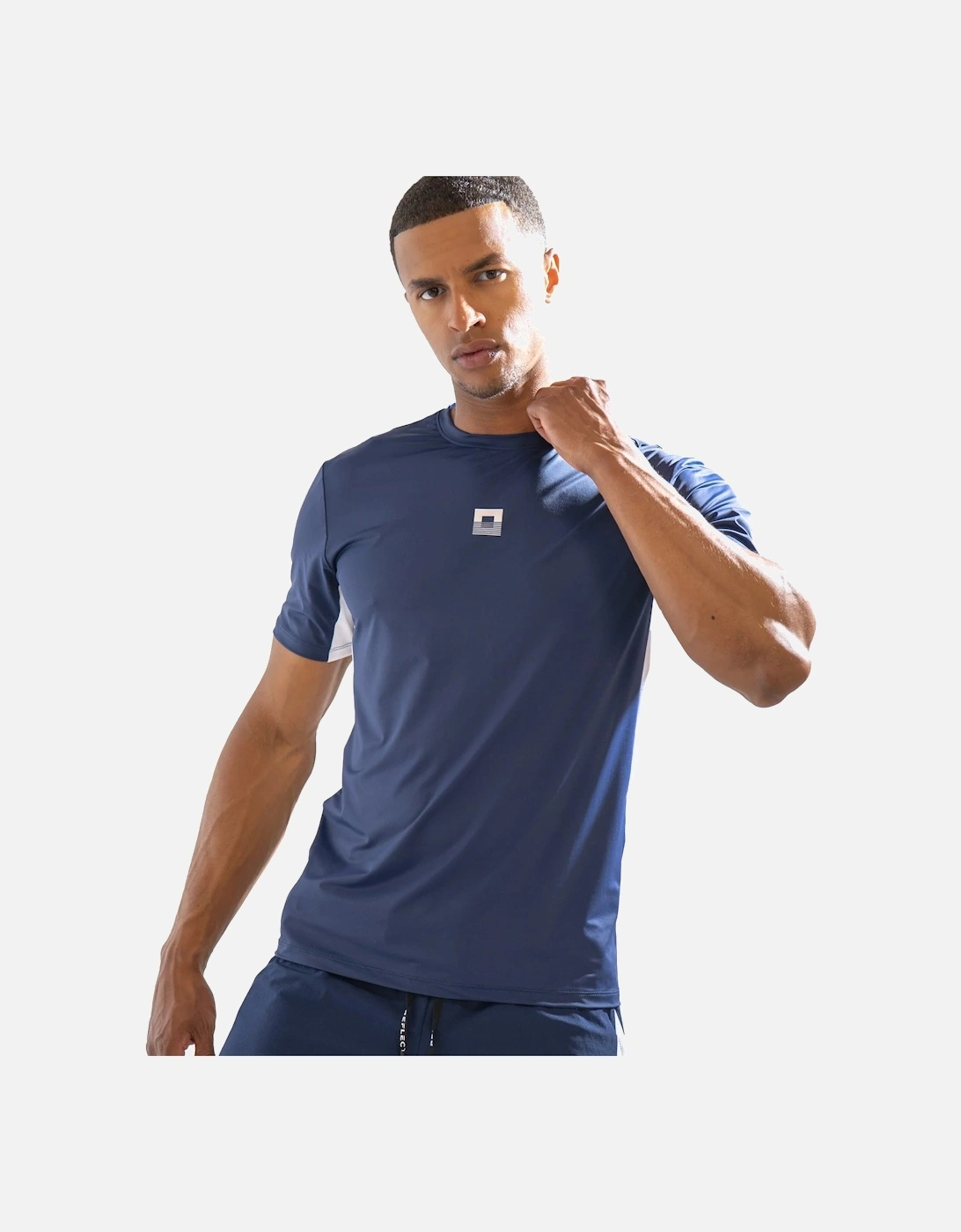 Zone Tech T-Shirt Navy Blue/White, 5 of 4