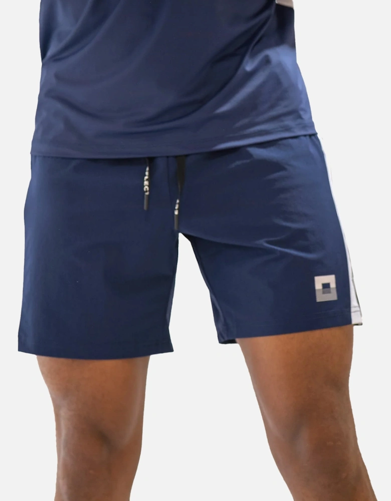 Zone Tech 7-Inch Shorts Navy Blue/White