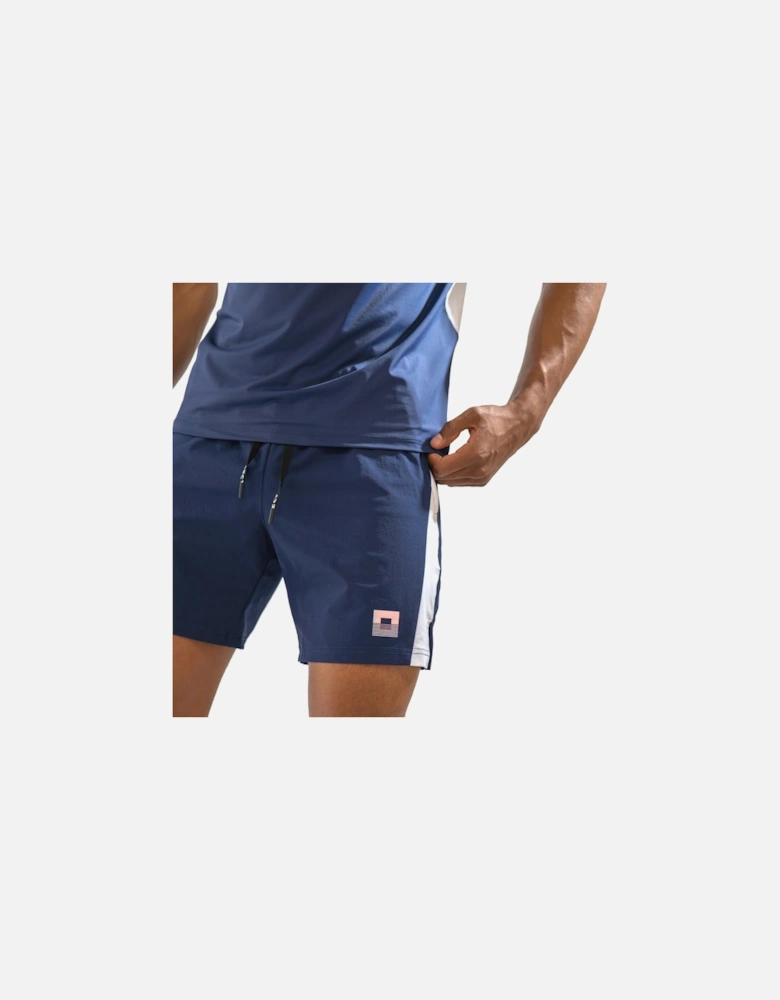 Zone Tech 7-Inch Shorts Navy Blue/White