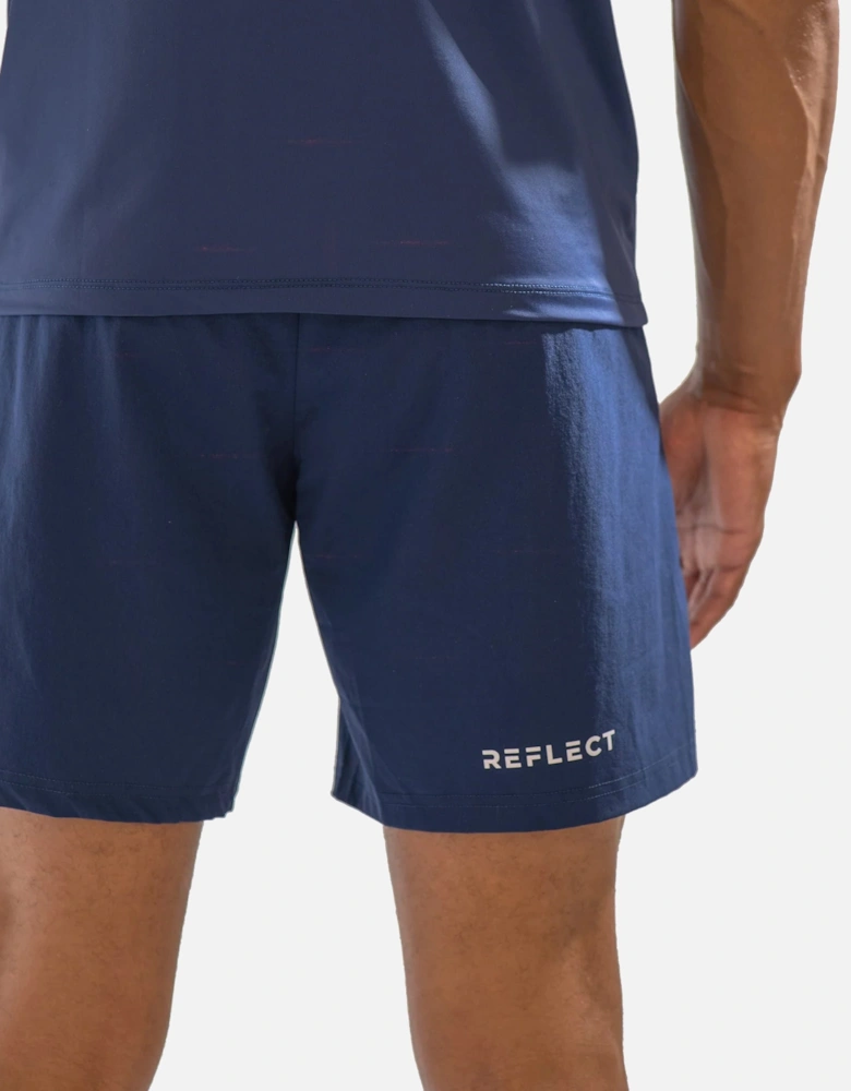 Zone Tech 7-Inch Shorts Navy Blue/White