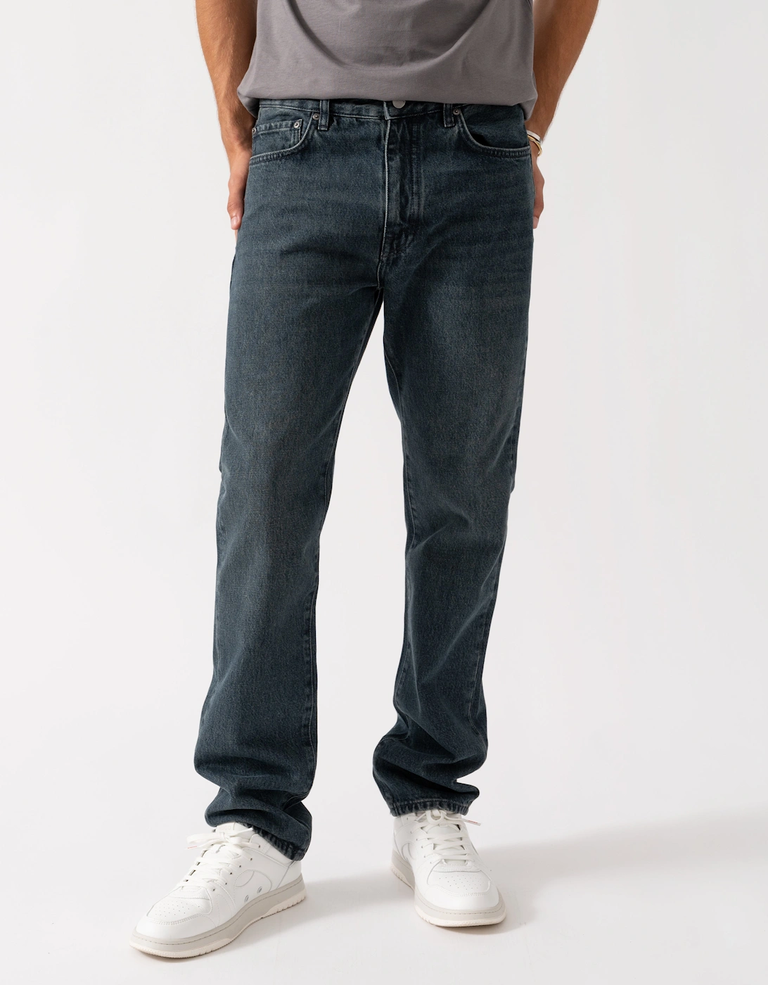 B69 Mens Jeans - Blue Black, 2 of 1
