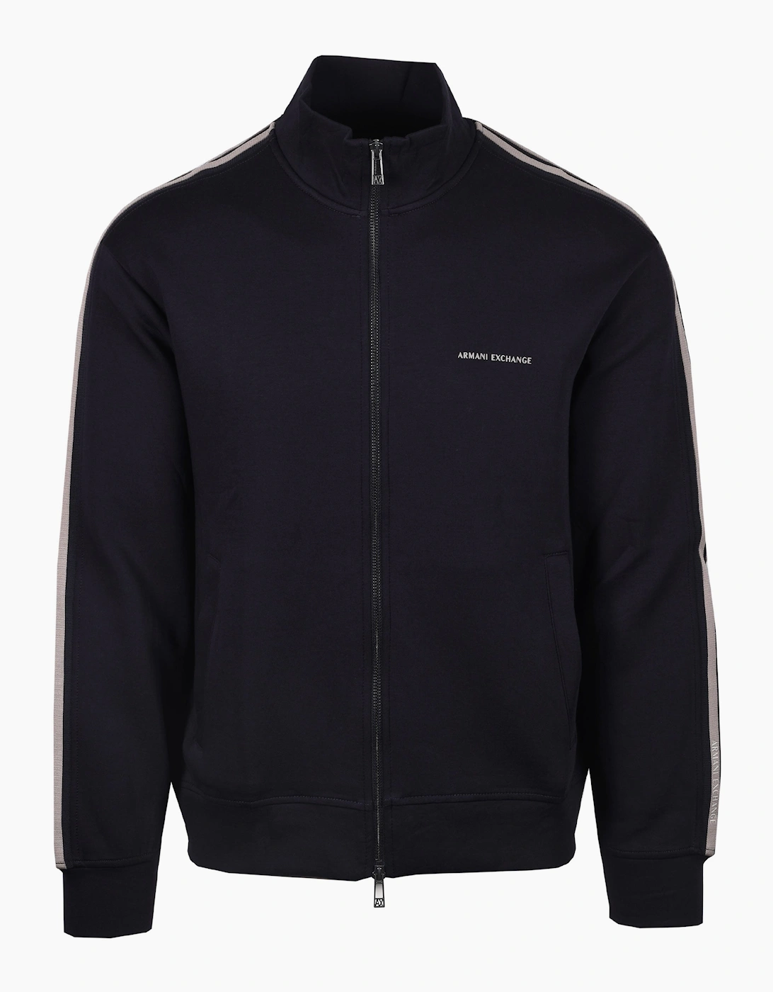 Armani Exchange Men's Navy Full Zip Sweatshirt Deep - : 44 Size 2XL