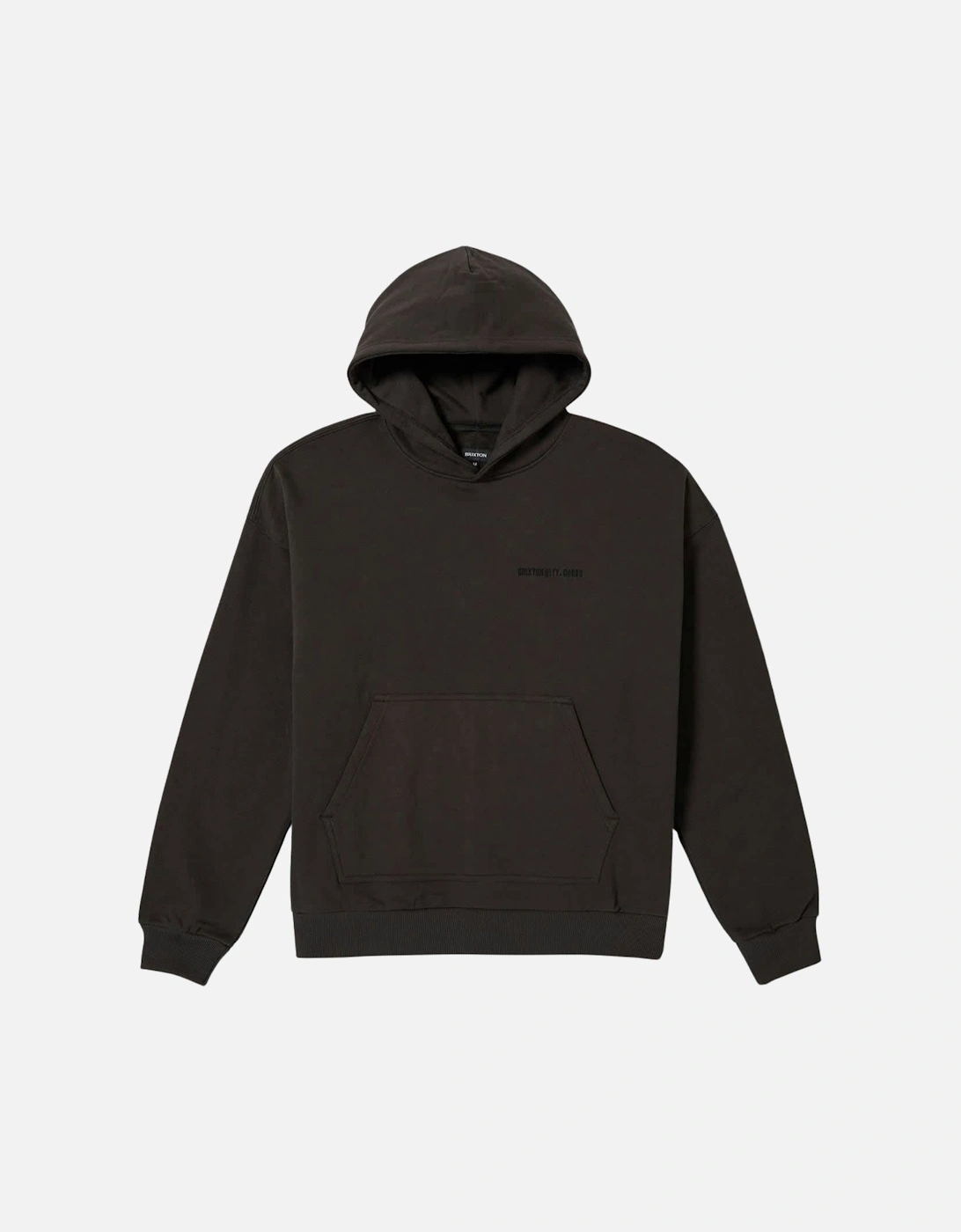 Mens Embroidered Heavyweight Oversized Hoodie, 2 of 1