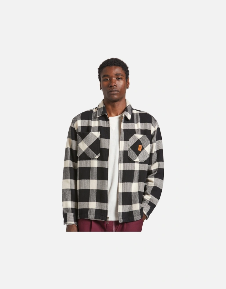 Mens Union Full Zip Flannel Bomber Jacket