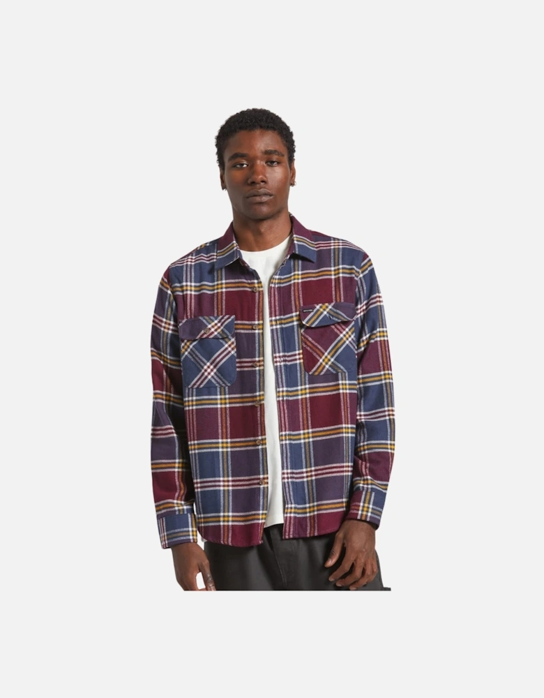 Mens Bowery Flannel Long Sleeve Shirt