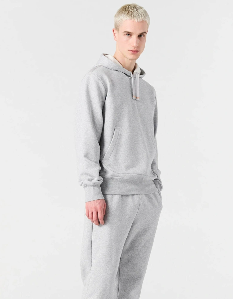 Everest Mens Hooded Sweatshirt - Ash Grey Melange 608