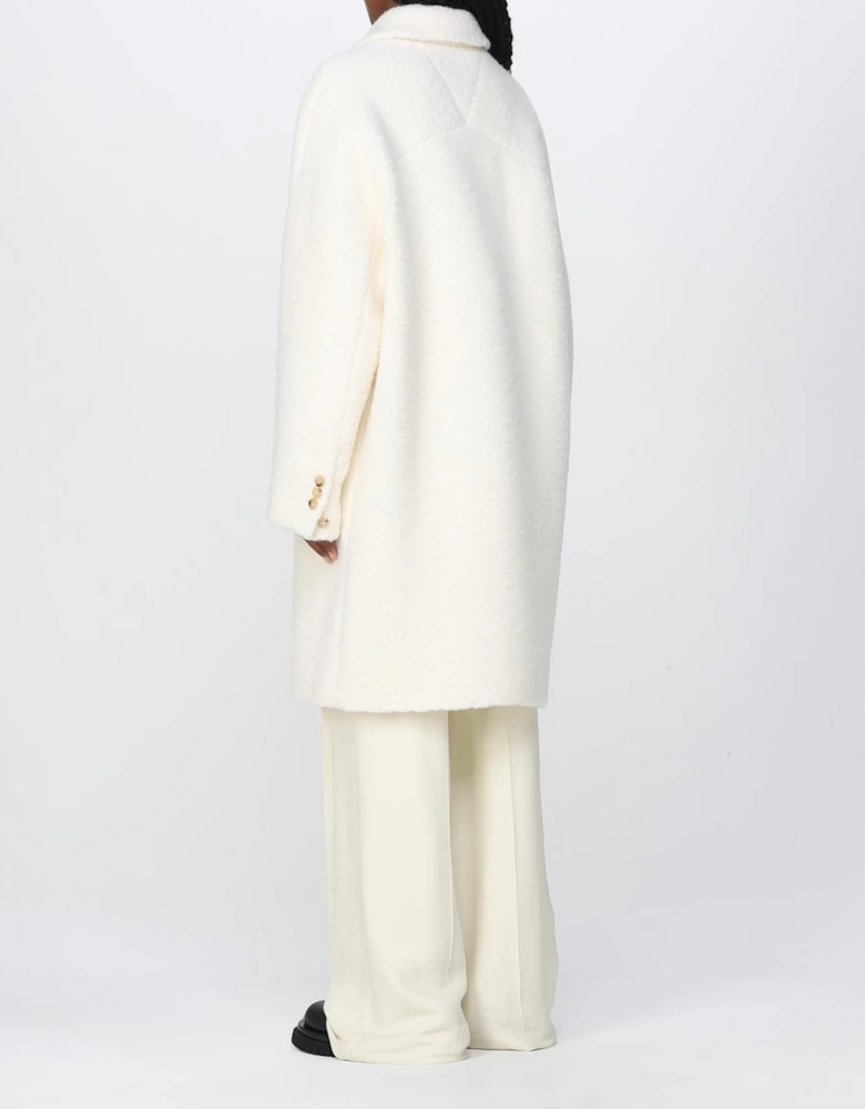 Oversized Wool Coat Double Breasted