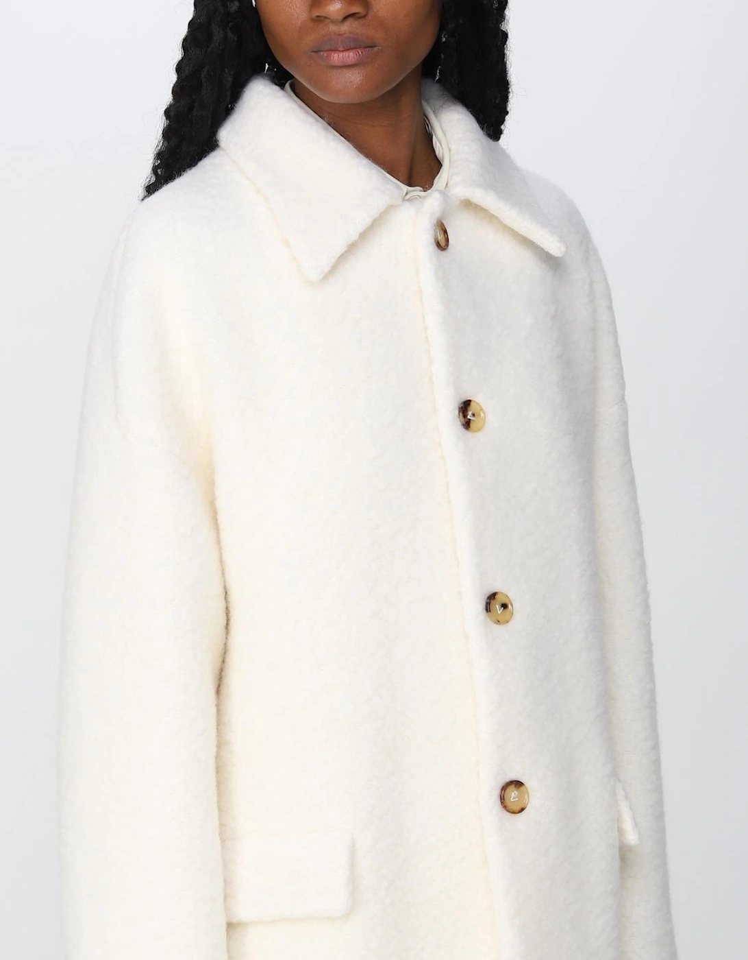 Oversized Wool Coat Double Breasted