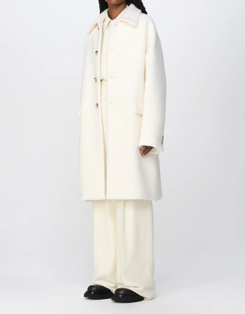 Oversized Wool Coat Double Breasted