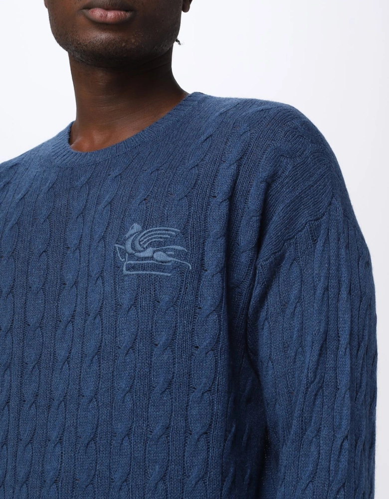 Cable Knit Cashmere Sweater