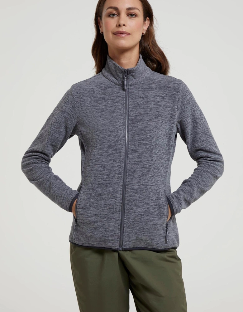 Womens/Ladies Snowdon II Melange Full Zip Fleece Jacket