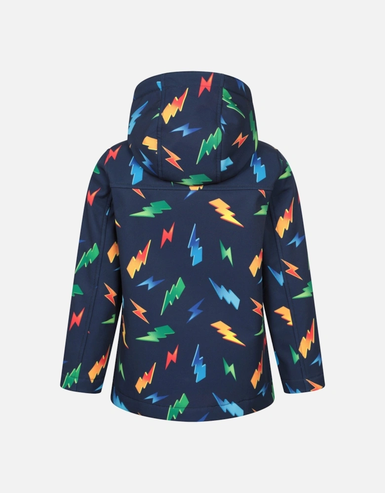Childrens/Kids Exodus Printed Water Resistant Soft Shell Jacket