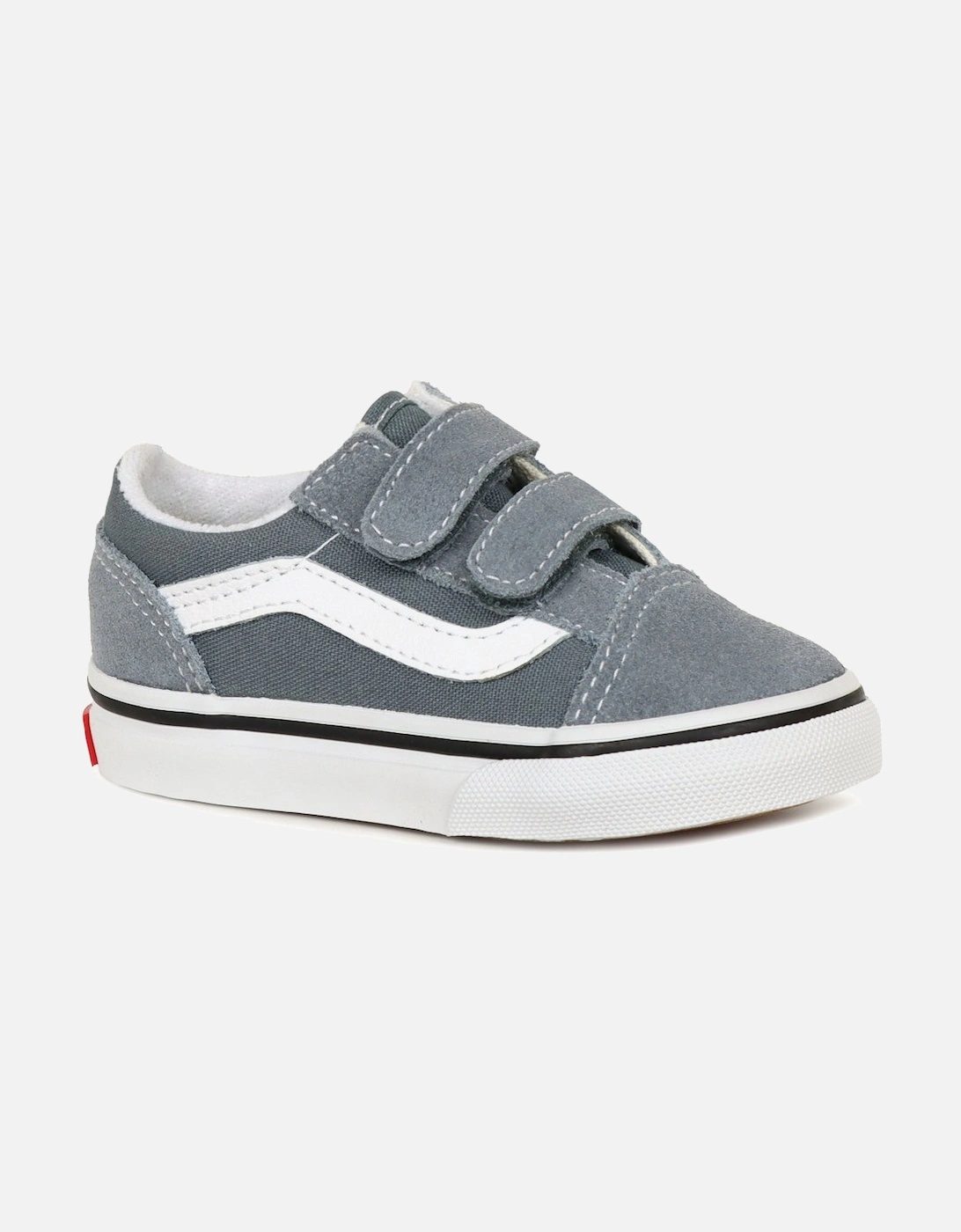 Boy's Old Skool V Tod Boys Infant Canvas Shoes - Grey - Size: 7