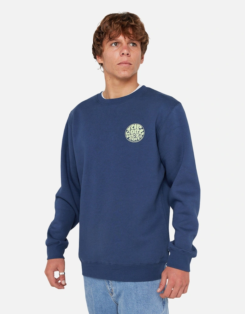 Rip Curl Mens Wetsuit Icon Crew Neck Sweatshirt