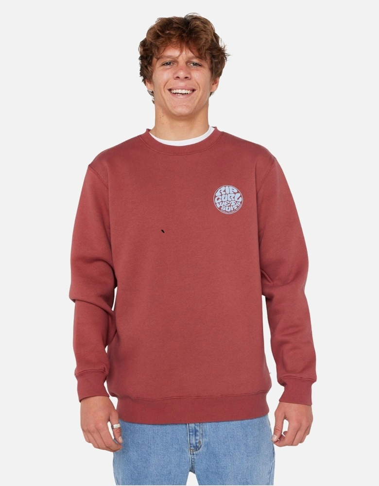 Rip Curl Mens Wetsuit Icon Crew Neck Sweatshirt