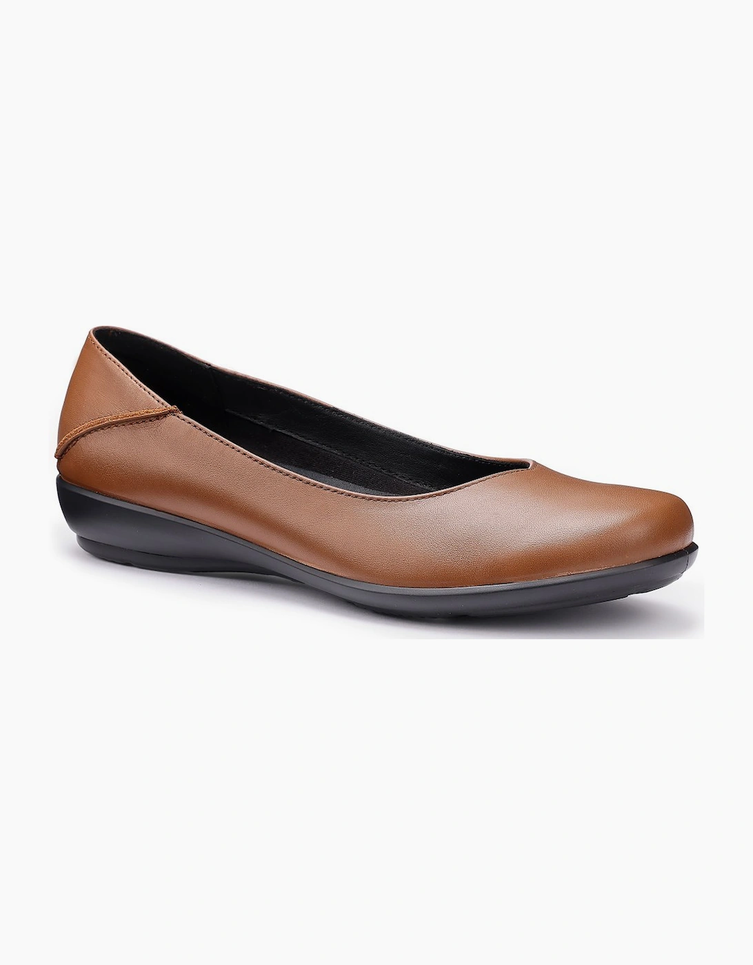 Hotter Women's Brown Birdie Wide Ballet Pumps  Size 4.5