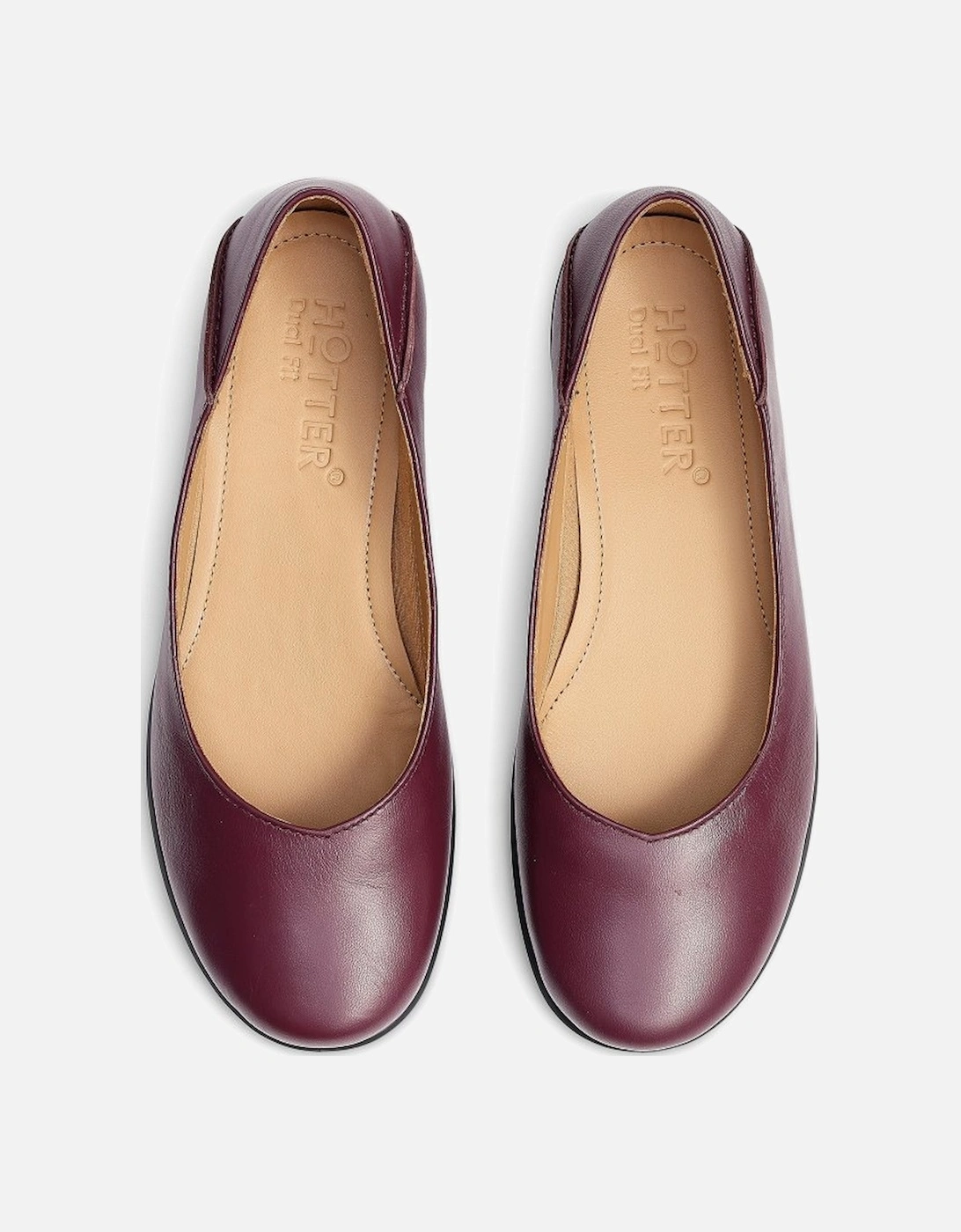 Birdie Womens Wide Ballet Pumps