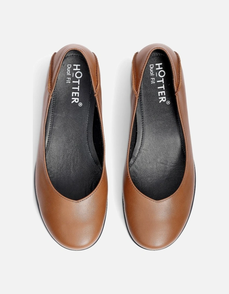 Birdie Womens Wide Ballet Pumps