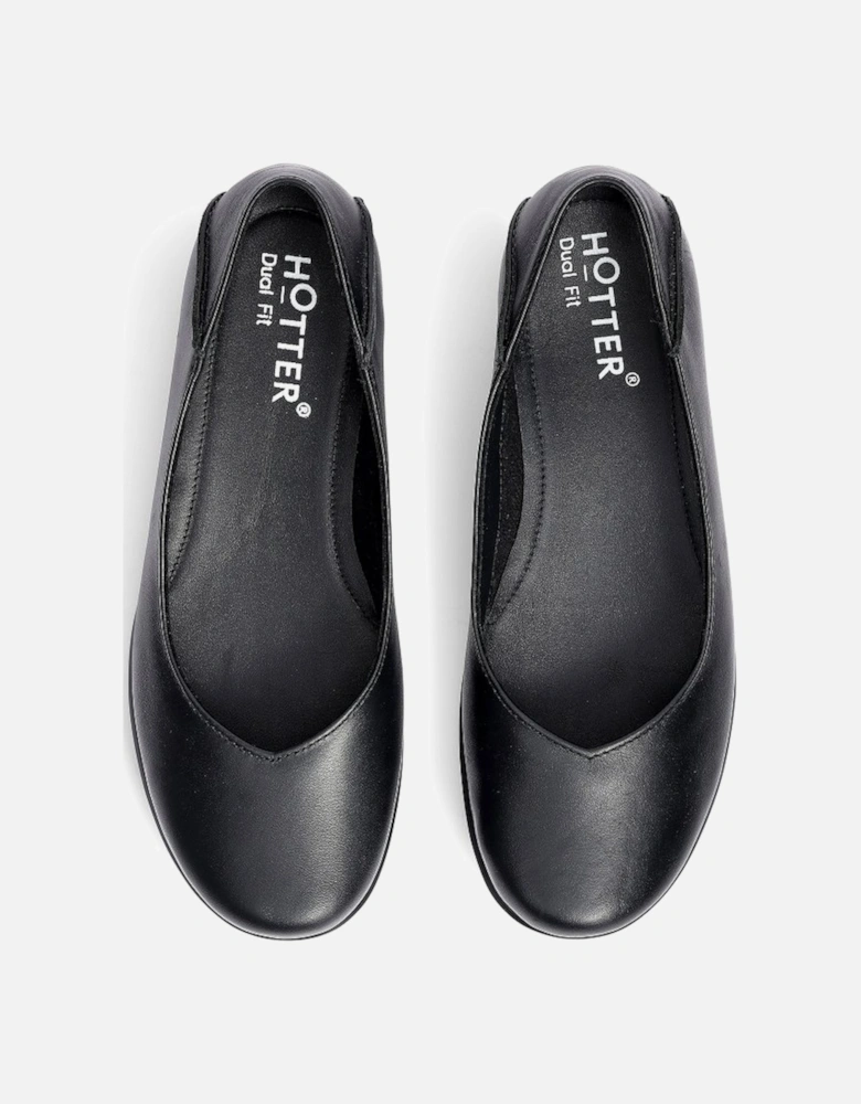 Birdie Womens Wide Ballet Pumps
