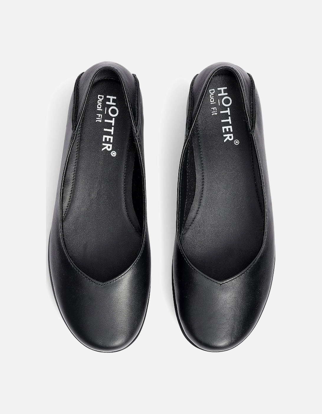 Birdie Womens Wide Ballet Pumps